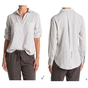 ANTHROPOLOGIE | Cloth & Stone Split Back top